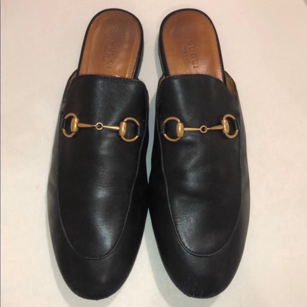 Gucci Princetown Leather Loafers